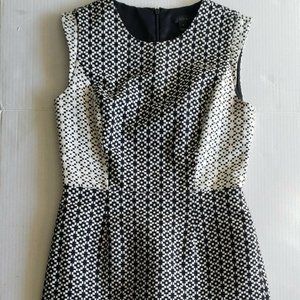 J Crew Women's Size 4 Dress Paneled Geometric F007